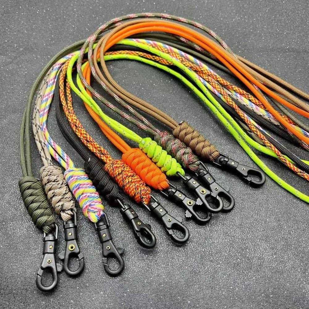 Cord Hanging Rope Paracord Lanyard Keychain Lanyard Heavy Duty Lanyard Braided Woven Keychain