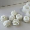 7pcs Set of Flower Rose Peony Silicone Mold 3D Flower Candle Gypsum Soap Resin Crafts Mold DIY Chocolate Fudge Dessert Cake Mold