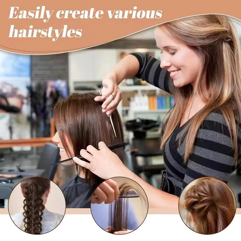 Professionelle Friseursalon Werkzeuge Haarschnitt Kämme Friseurschürze Nackenschutzstreifen Staubwedel Haar Schönheitszubehör Salon