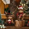 2Pcs 2D Flat Wooden Newspaper-Reading Cows Highland Cow Decorative Ornaments For Home Bedrooms Entryways Bookshelf Display