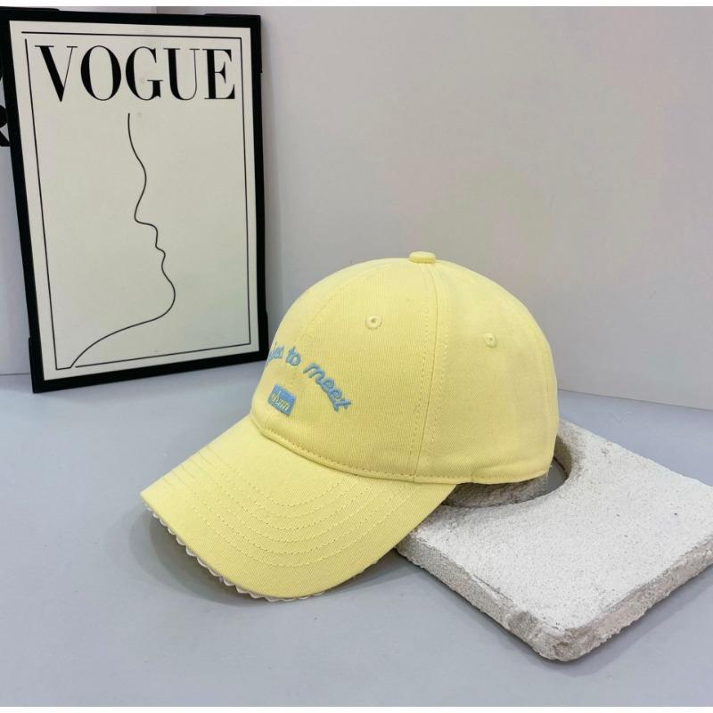 Summer Versatile Embroidered Baseball Cap Women's Premium Hat Sunshade Sun Protection Hat Outdoor Sports Cap