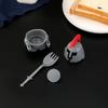 Soft or Hard Boiled Egg Cup Holder With a Spoon Included- Knight Design - Kitchen Utensil Decor