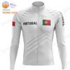 New Portugal National Team  Cycling Jersey Set Winter Mens Long Sleeve Clothing Suit MTB Bike Road Pants Bib Ropa Ciclismo