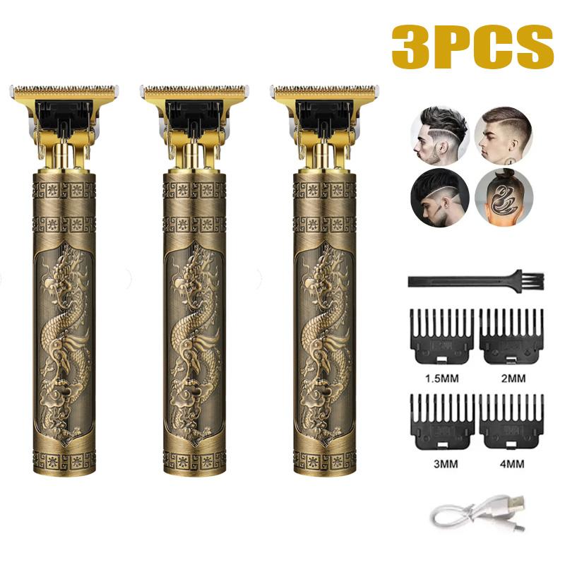 2025 New Vintage T9 Hair Cutting Machine Men's Electric Shaver Rechargeable Hair Trimmer Beard Clipper Barber Hair Cut Hot Sale