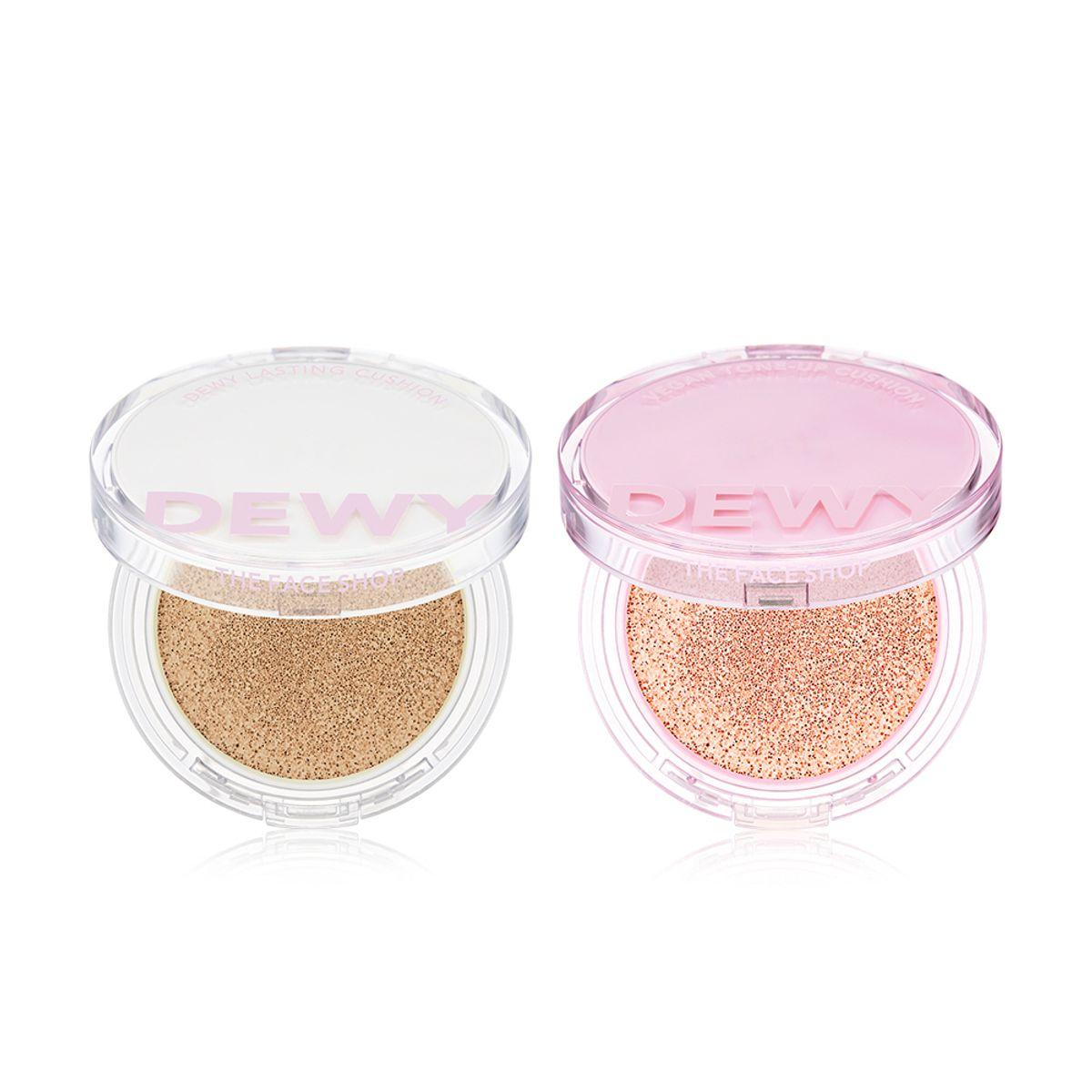 Dewy Lasting Cushion (No. 201/No. 203/Tone Up) 12g Vegan Tone-up