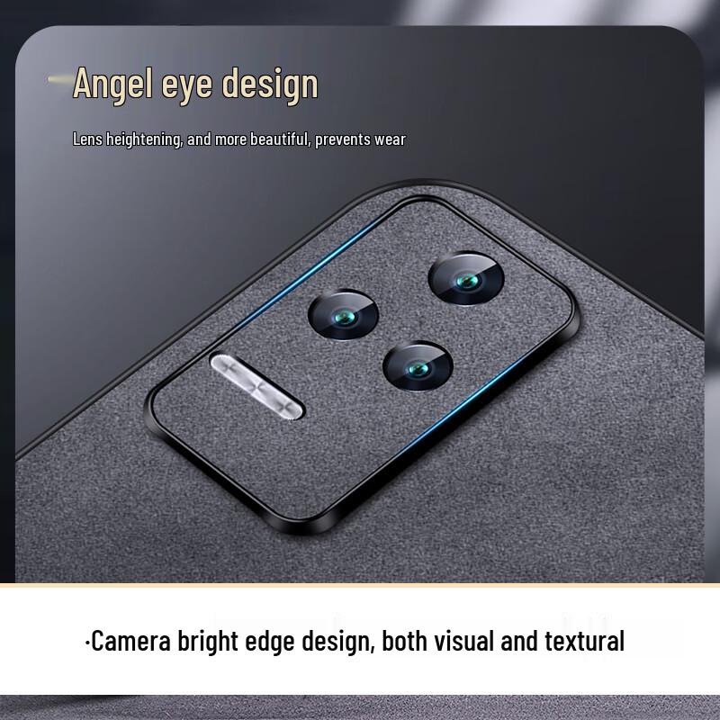 Shangsu Redmi K40 Series Luxury Suede Full Lens Protection Phone Case