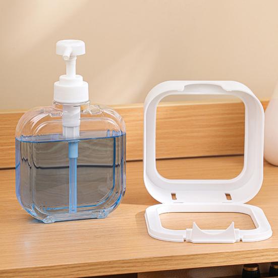 300/500ML Liquid Soap Dispenser Shampoo Body Hand Wash Shower Gel Facial Cleanser Container Bathroom Refillable Empty Press Pump Bottle