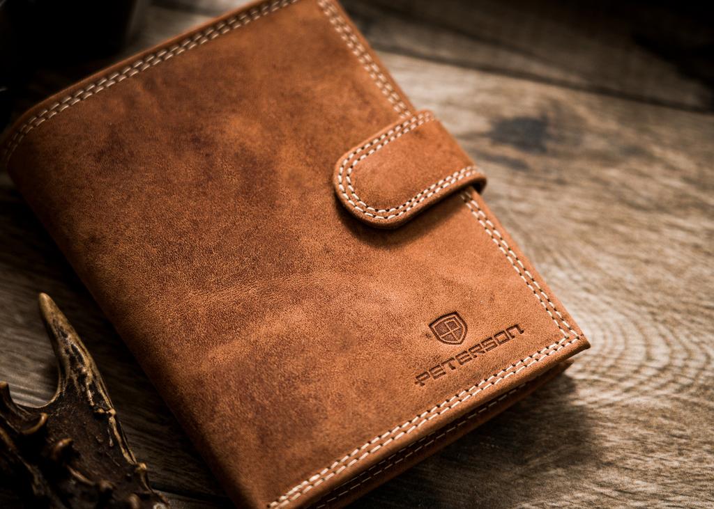Men's leather wallet PTN N4L-CHM COGNAC