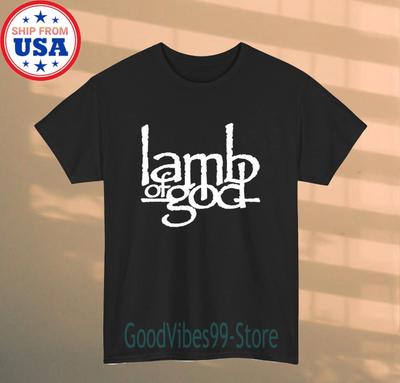 LAMB OF GOD Men's Black Size S-5XL