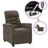 Day and Night - Day and Night Electric Massage Chair Dark Grey Faux Suede Leather