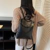 Soft-faced commuter backpack autumn and winter new retro fashion casual versatile handbag feeling backpack bag