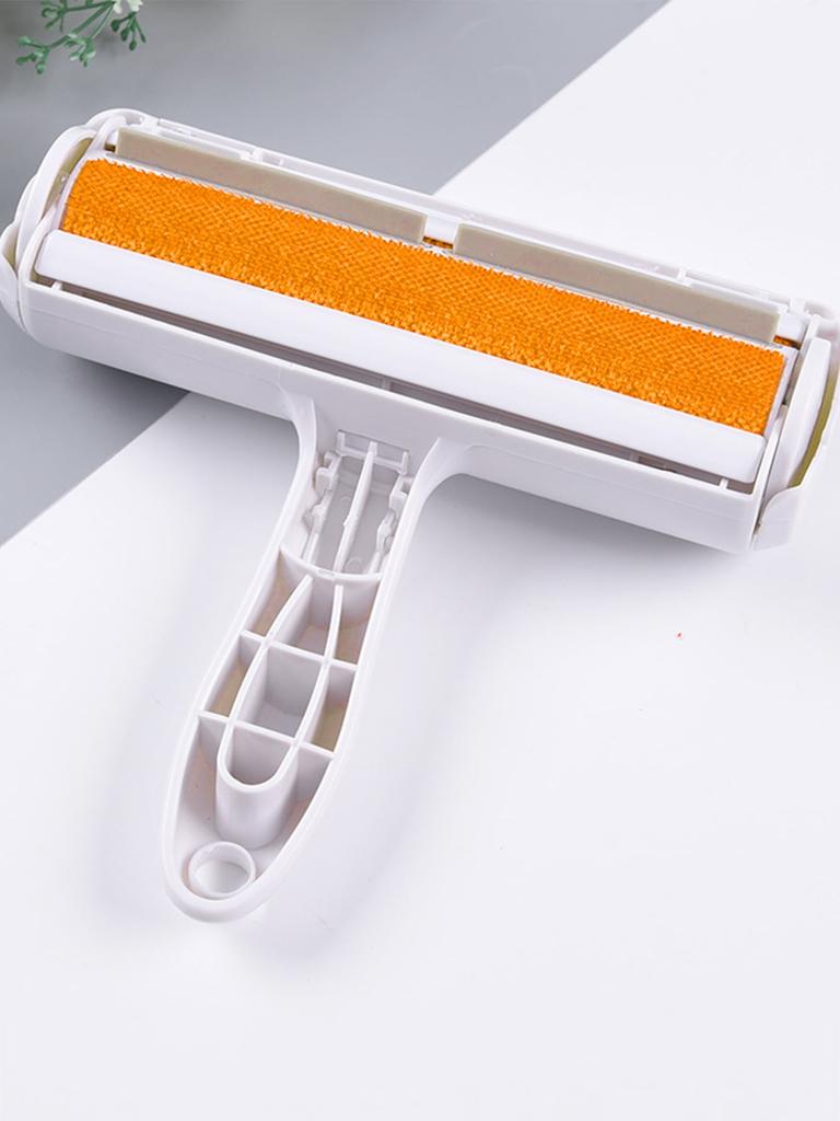 Pet Hair Roller Remover Lint Brush 2-Way Dog Cat Comb Tool Convenient Cleaning Dog Cat Fur Brush Base Home Furniture Sofa Clothe