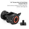 Multi functional Mini Ball Head 360 degrees Rotatable Aluminum Alloy Ballhead Adapter Tripod Head 1 4 Inch Screw &