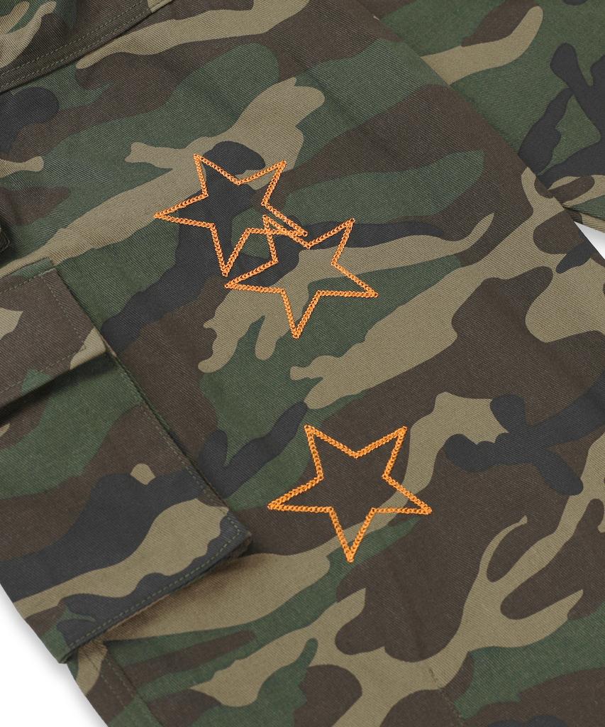GLACK Gp163 Starpoint Camo Cargo Pants (Green Camo)
