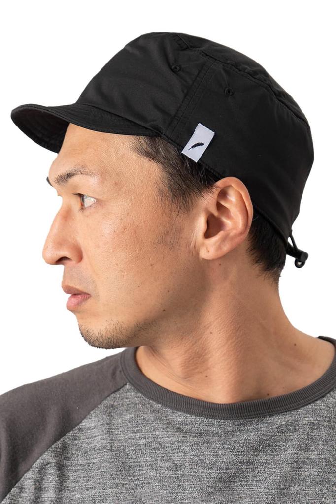 Nakota Trail Work and One Size Fits All Black Water-Repellent Cap, Men's Women's, (Head Circumference Approx. 56-58cm),