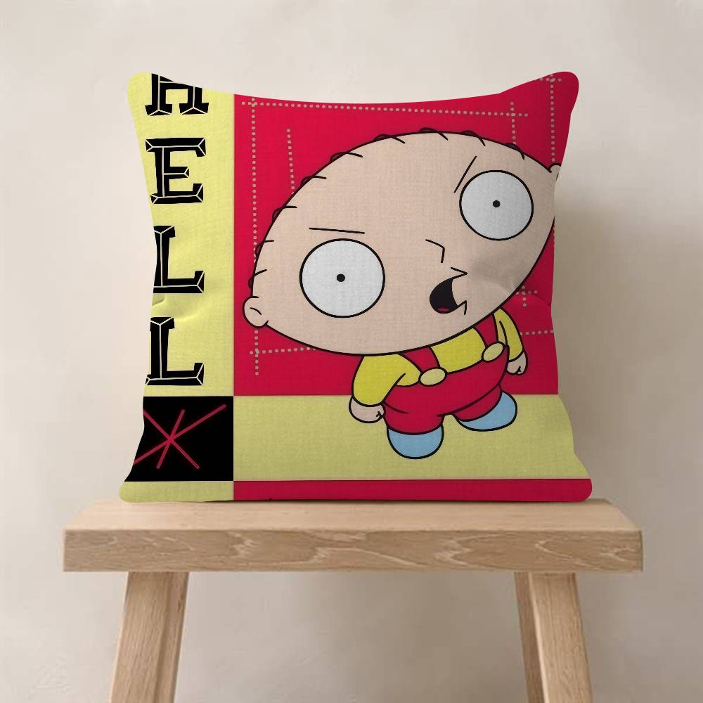Anime FFamily movie GGuy Personalized picture text home decorative pillows Household Gifts 45x45cm