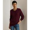 Suéter de Algodão com Trança Crewneck Lauren Ralph Lauren