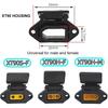 QS8-S Plug XT90 Plug Male and Female Modified Electric Motorcycle Charging Port Connector T-Shell(XT90S Female Set)