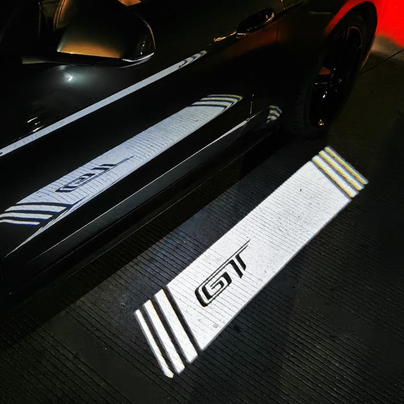 Ford Mustang Rearview Mirror Welcome Light Projector