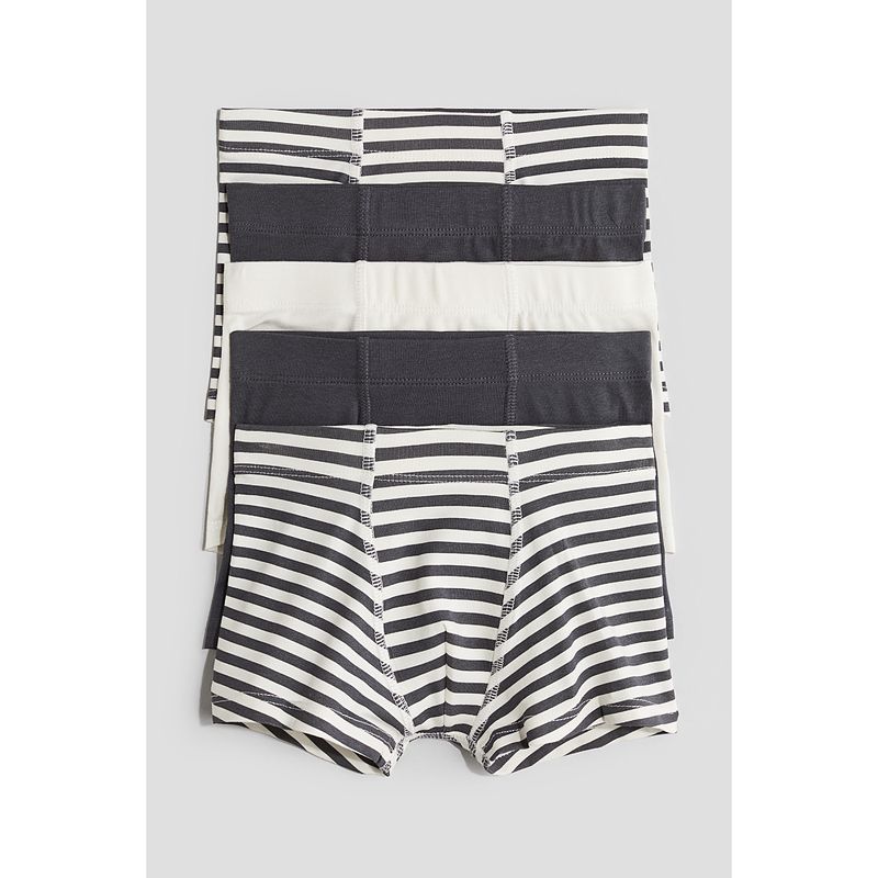 

HM Children s Clothing Boys Children s Underwear 5 Pack Autumn Simplicity Children s Fun Boxer Briefs 1010214 Grey/Stripes 110/60