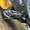 Anti-Slip Black Aluminum Footpegs for BMW R1300GS 2023-2024 Motorcycle