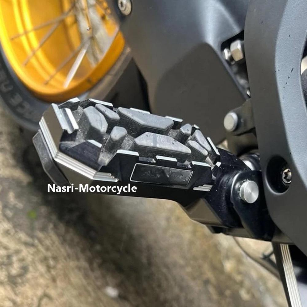 Anti-Slip Black Aluminum Footpegs for BMW R1300GS 2023-2024 Motorcycle