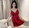 Sex underwear women's sexy lace suspender nightdress splicing strap side split bed pajamas passion clothes