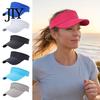 Rutschfester Sport-Sonnenhut mit leerem Oberteil, Schweißabsorbierend, Anti-Rutsch, für Outdoor-Aktivitäten, mit UV-Schutz, gebogenem Schirm, für Laufen, Tennis, Wandern