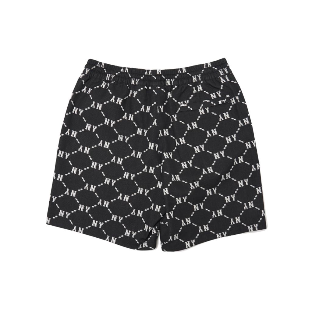 New MLB Base Logo Casual Shorts Unisex Black 3ASMM0323-50BKS