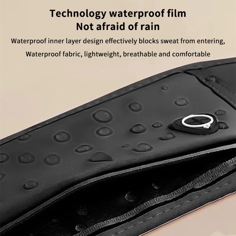 Outdoor Waterproof Invisible Running Waist Bag Sports Fanny Pack Men Women Hidden Black Gym Bags Phone Accessories Backpack