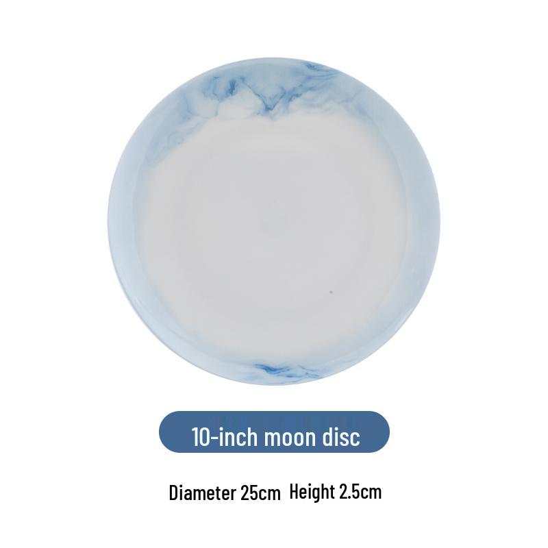 SongDai Jingdezhen Landscape Underglaze Bone China Plate