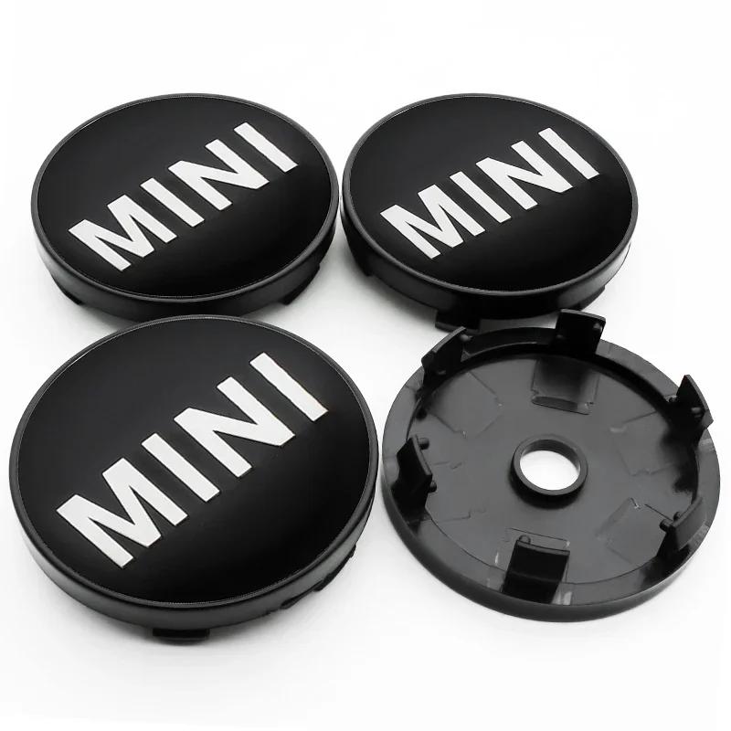 4pcs 56+60mm Car Wheel Hub Center Caps Rim Cover Badge Emblem Stickers For MINI Cooper One S JCW R55 R56 F55 F56 R57 R58 R59 R60 tnrjc00