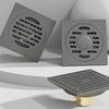 Anti-Odor Drain Valve Cover Dual Use Floor Hair Catcher Stainless Steel Floor Drain  Shower Room