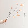 7-Head Artificial Persimmon Branch: Ruyi Flower Arrangement for Living Room Decoration