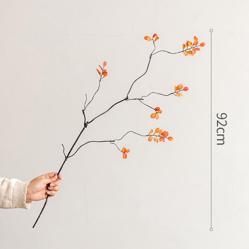 

Штучна японська осіння кленова гілка для квіткової композиції для домашнього декору