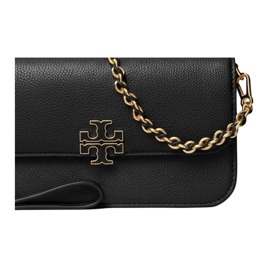 Tory Burch Britten Logo Crossbody Bag Women Bags Black 175806-001