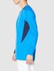 Mizuno Volleyball Game Shirt, Long Sleeve, Moisture-Wicking, Quick-Drying, Junior Available, V2MA2122, Diva Blue X Dress Navy X White, Size L