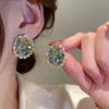 European and American Exaggerated Heavy-duty Crystal Tassel Earrings for Women, Elegant and Sophisticated Earrings, Trendy New Bestsellers