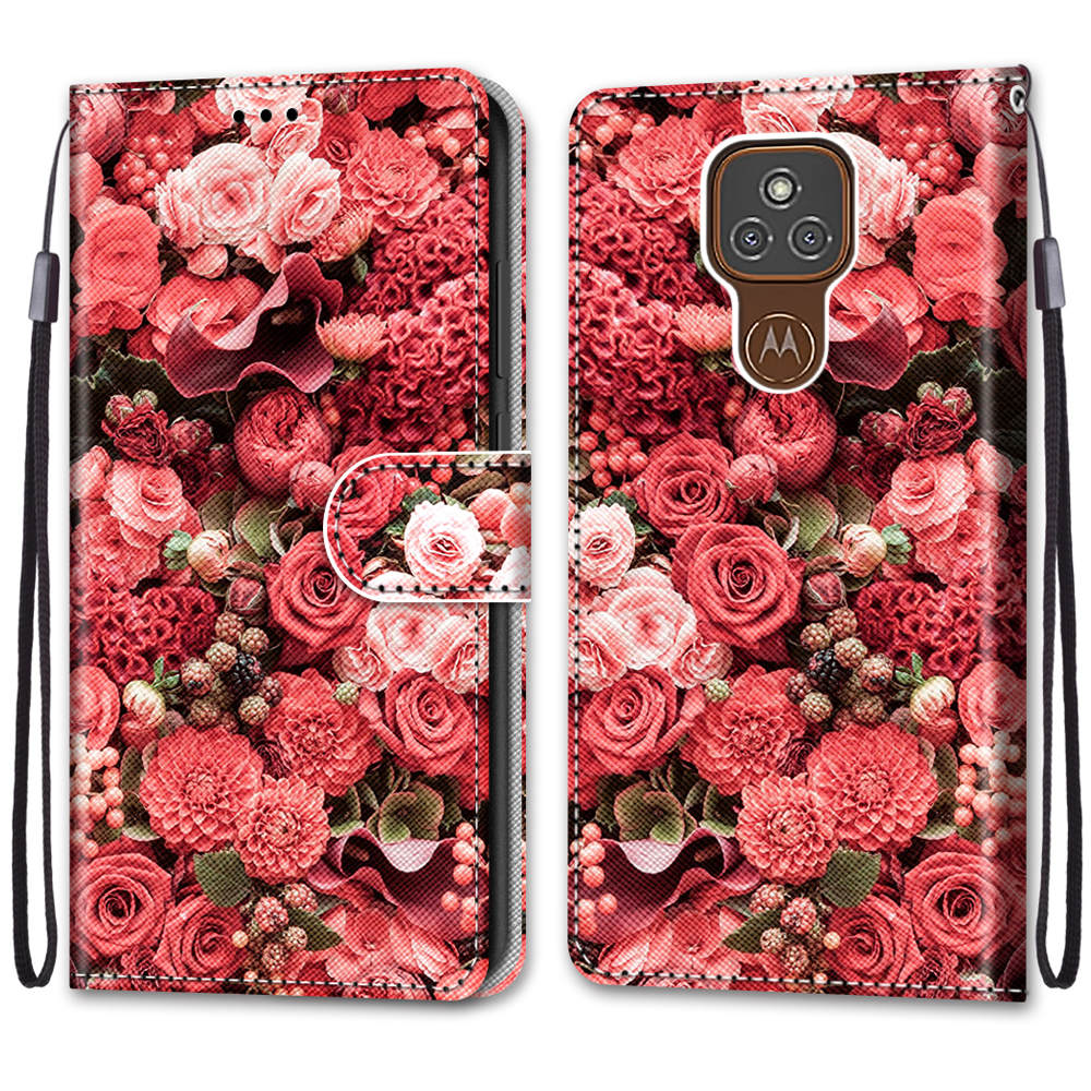 Luxury Painted Leather Case Wallet Book Style Protective Cover for Motorola Moto G85 G75 G55 G35 G34 G24 G15 G05 G84 G54 G32 G14 G13 G23 G53 E20 E30