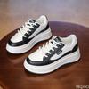 Trendy Spring Women's Vulcanized Shoes New Casual Height Increasing Thick Soled Sports Non Slip Board Shoes Zapatos De Mujer