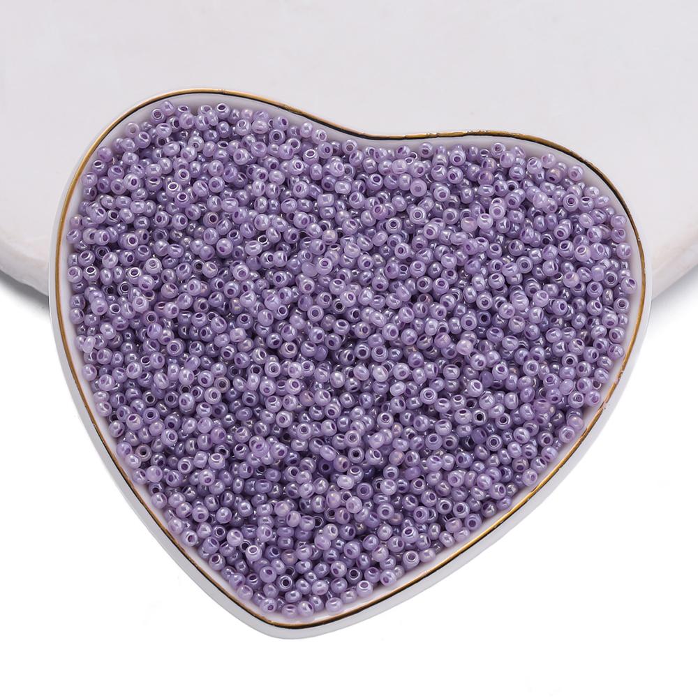 1000pcs 2mm Glass Seed Beads Colorful Spacer Loose Beads for DIY Crafts Necklace Bracelet Earring Jewelry Making Accessories