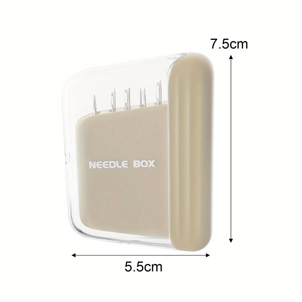 1PC Magnetic Sewing Needle Box with Needle Portable 5 Size Embroidery Needles Magnet Storage Case Home DIY Craft Sewing Accessories