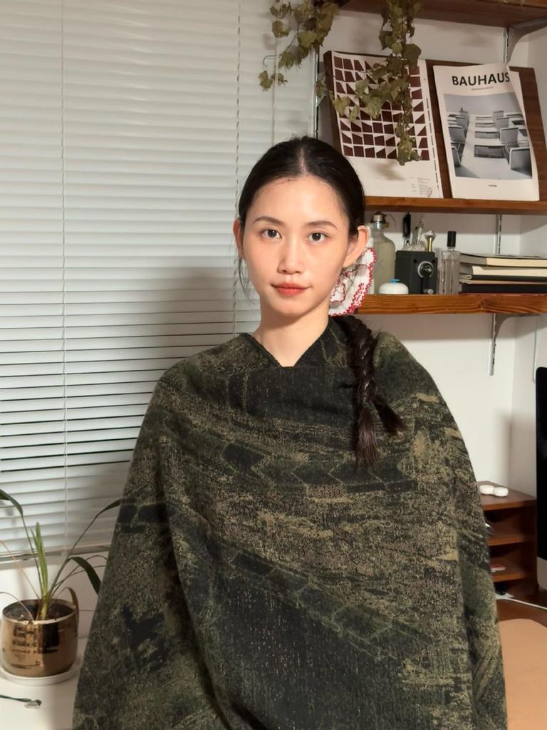 Yunnan Ethnic-Style Large Shawl Cape - Imitation Cashmere Scarf Cloak