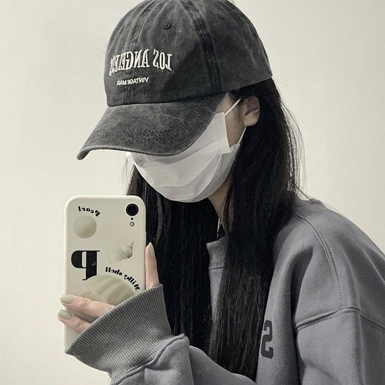 Vintage Washed Baseball Cap for Women | Distressed Dad Hat | Oversized Fit & UV Protection&One Size Fits Head Circumference 54-60cm