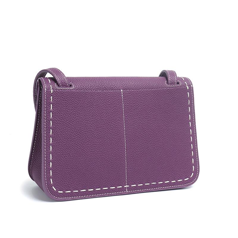 The First Layer Of Cowhide, Hazan Bag, Fashionable Commuter Hand-Held Briefcase, Genuine Leather, Shoulder Crossbody, Women'S Changeable Horseshoe Bag