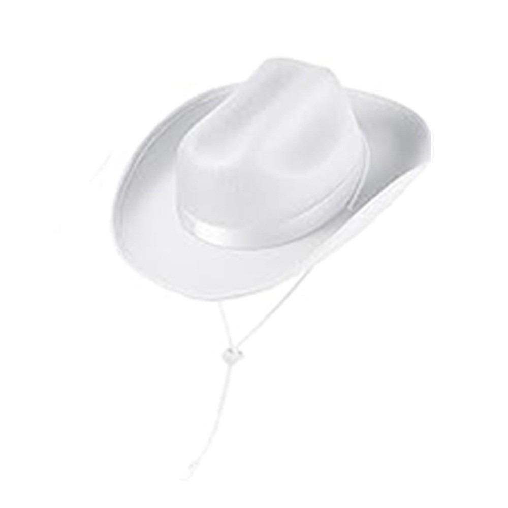 Solid Color Western Cowboy Hat Wide Brim Top Hat Classic Jazz Hat Travel