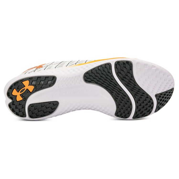 Under Armour Men's Charged Breeze 2 White Orange Black 3026135-109