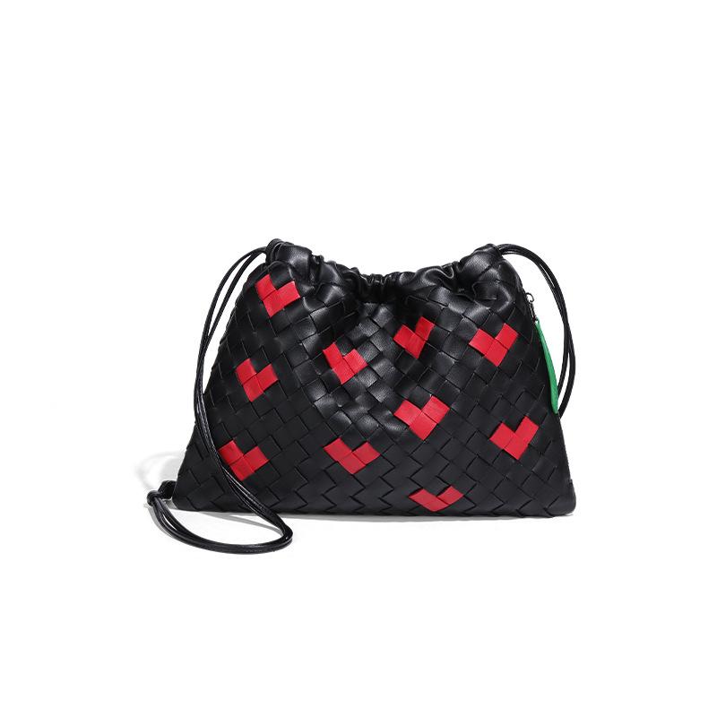 

Нишевые плетеные женские сумки 2025 новая любовь сумки-сюрпризы, сумки-облака, сумки-мешки с затягивающимся верхом, сумки через плечо