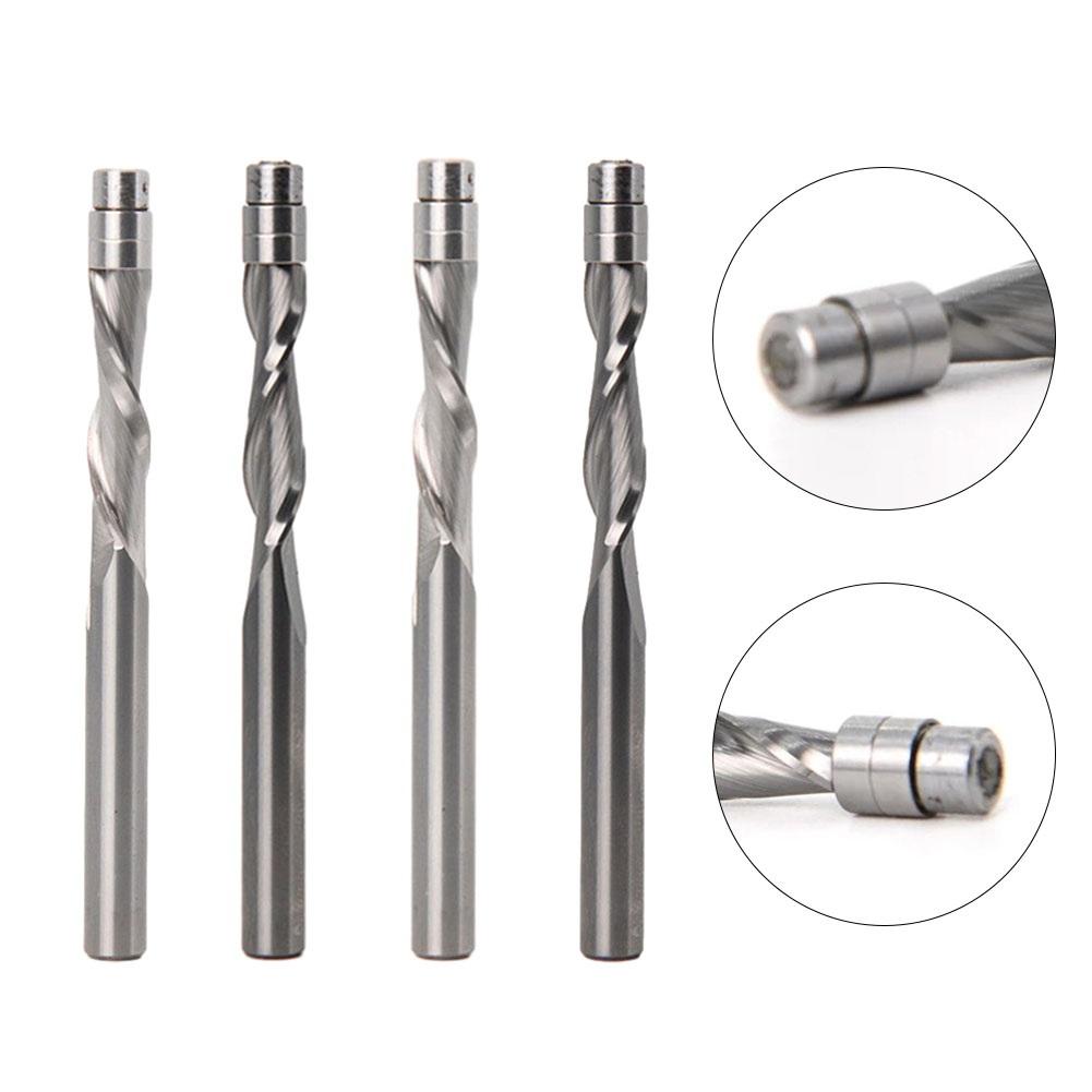 Reliable Spiral Router Bit Crafted from Solid Carbide Material Ensures Smooth Cuts on MDF and Nonferrous Metals