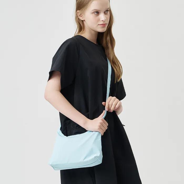 Cotton Minimalist Crossbody Bag Sky Blue